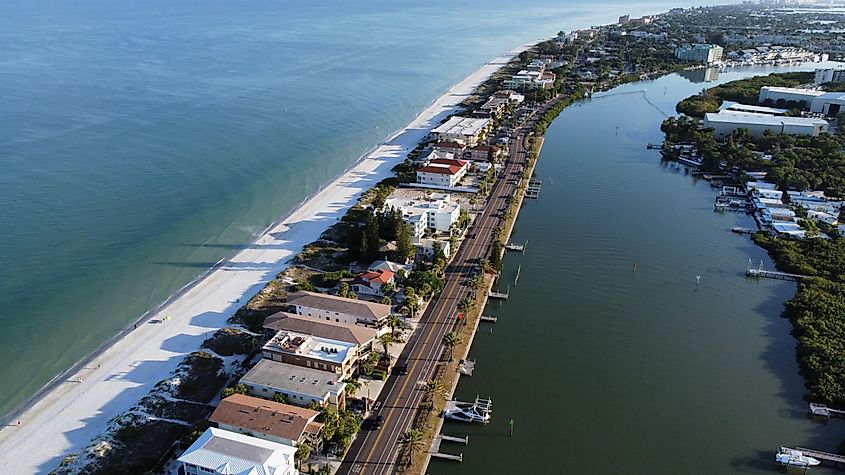 Indian Rocks Beach, FL Aerial Drone Photograph