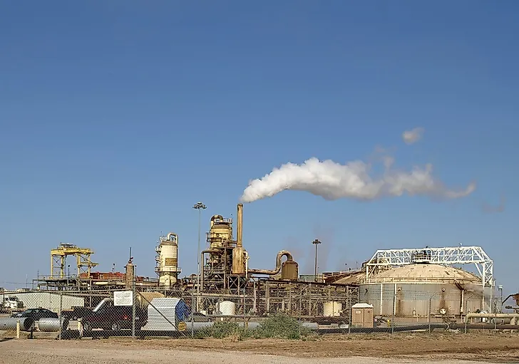 The CalEnergy Salton Sea Geothermal plant in California
