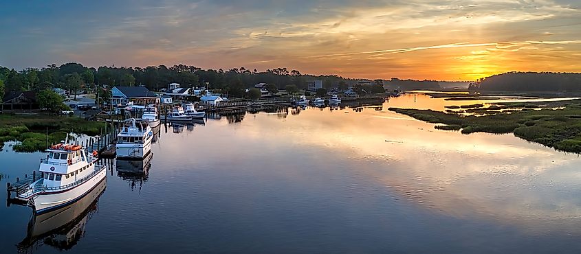Calabash, North Carolina sunrise view