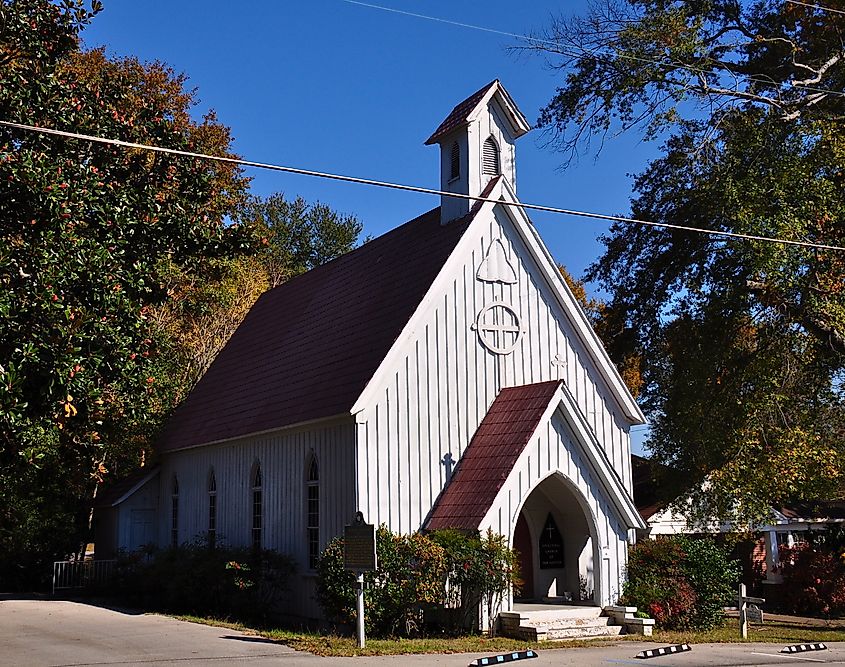 The Church of Our Saviour is an historic Carpenter Gothic style Episcopal Church located in Iuka, Mississippi.
