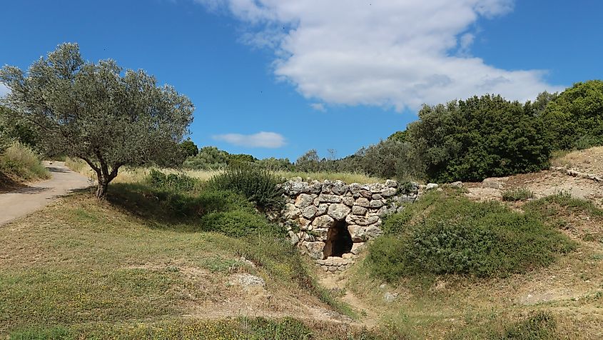 The Arkadiko Bridge is a 3000 years old Mycenaean bridge and is considered to be the oldest preserved bridge in Europe.