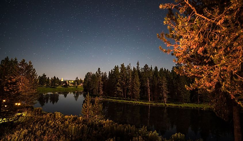 Night sky at Island Park Idaho