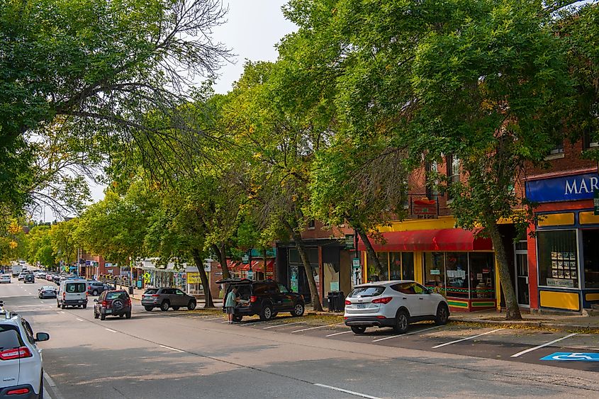 Main Street in Dover, New Hampshire.
