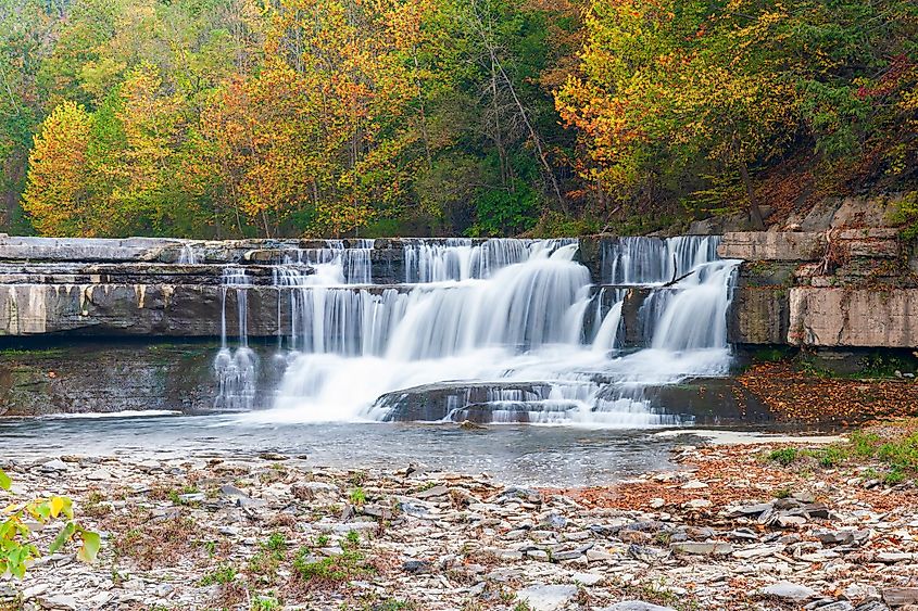 Lower Taughannock Falls in Taughannock Falls State Park