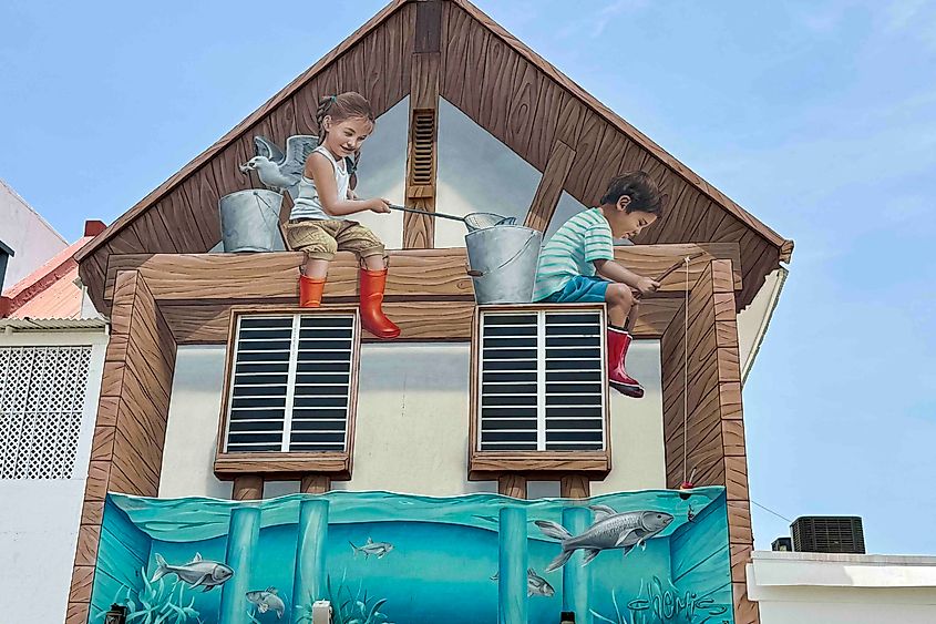 The murals of San Nicolas Image credit Bryan Dearsley