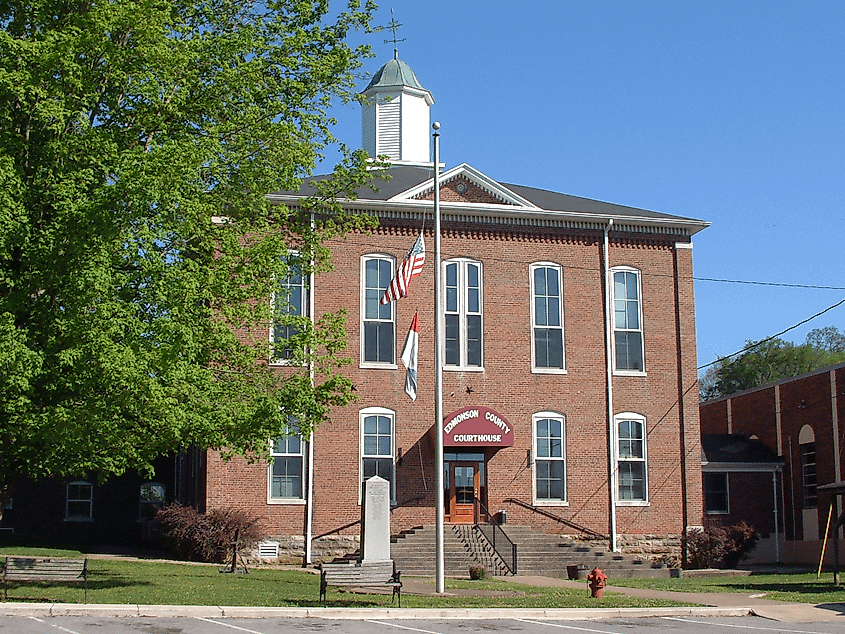 Edmonson County Courthouse in Brownsville, Kentucky