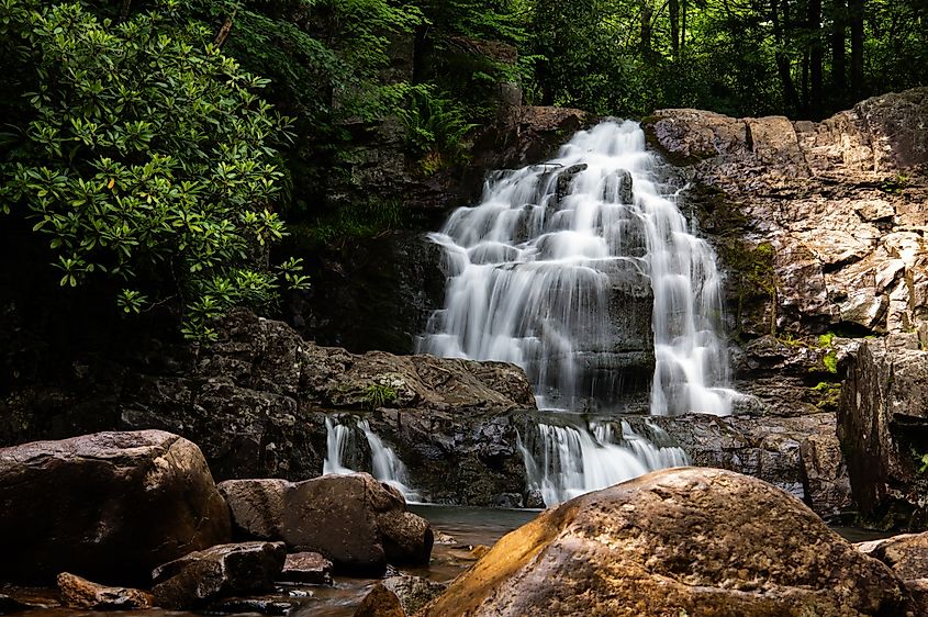 Hawk Falls in Hickory State Park in White Haven