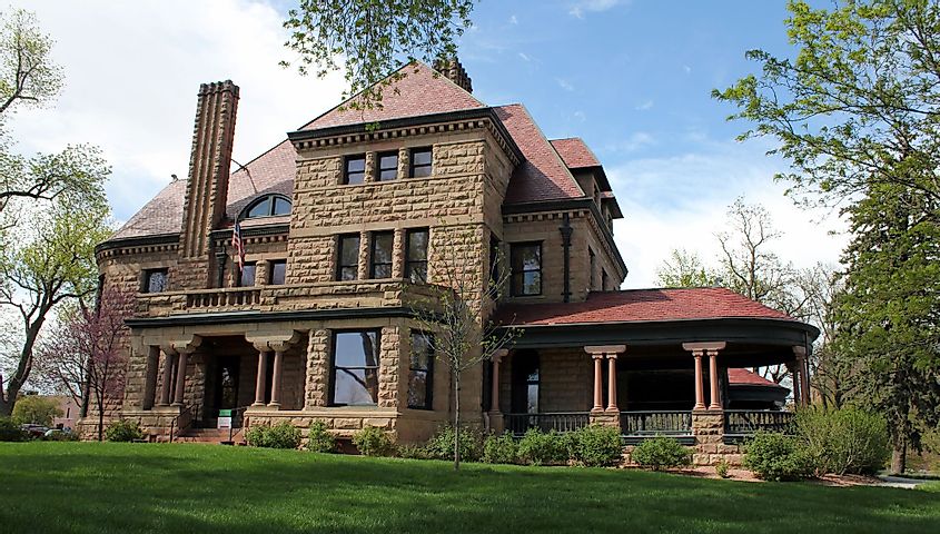 Rosemount, a former house, now a museum, located at 419 West 14th Street in Pueblo, Colorado