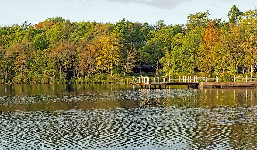 Spring Sunset on a Pennsylvania Lake at Tobyhanna State Park