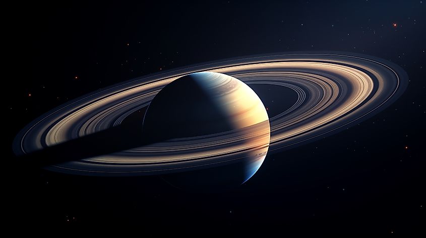 An image representing the mysterious rings of Saturn.