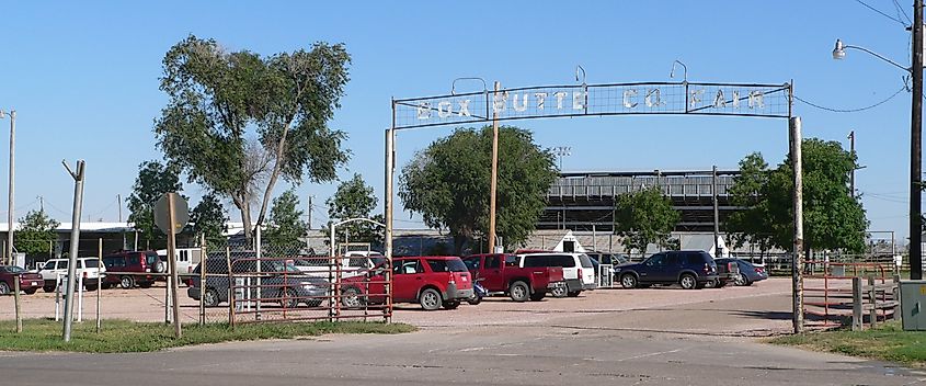 Box Butte County Fairgrounds in Hemingford.