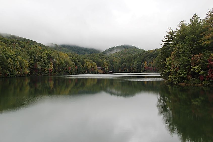 Lake Unicoi in Unicoi State Park