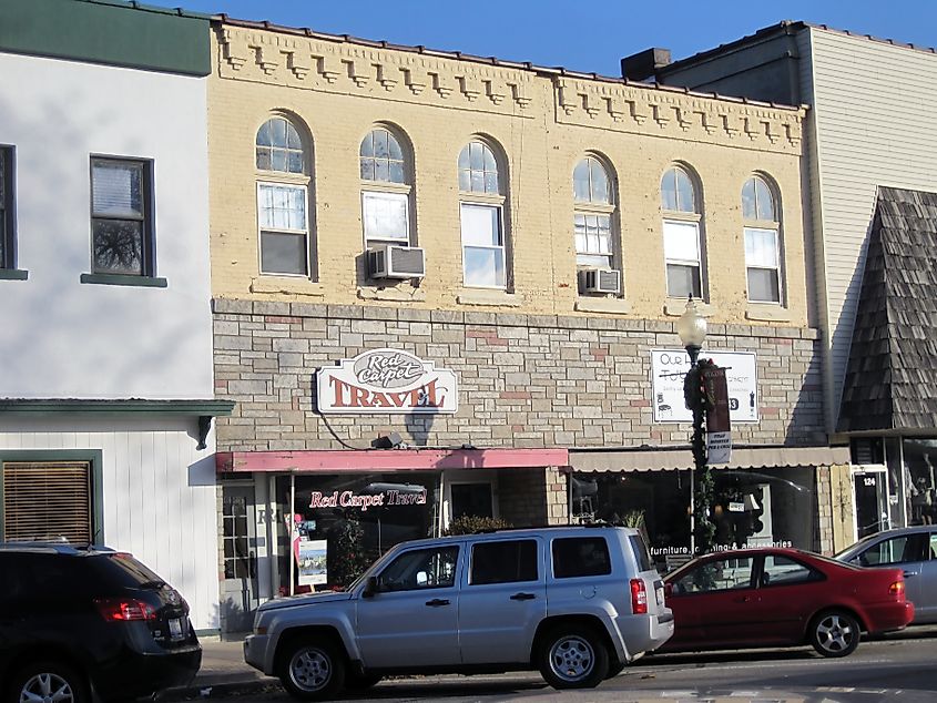 The Morris Downtown Commercial Historic District.