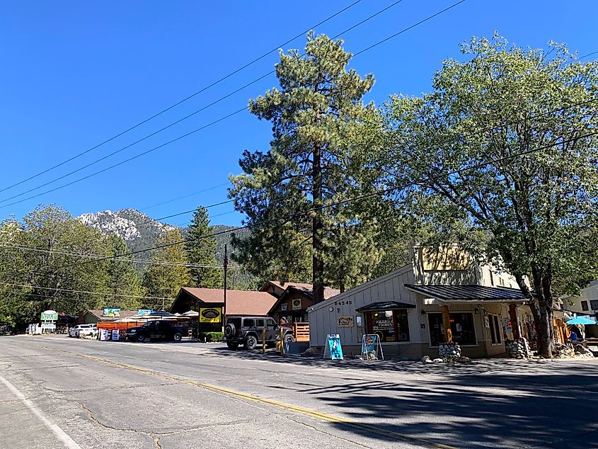 The quaint town of Idyllwild, California