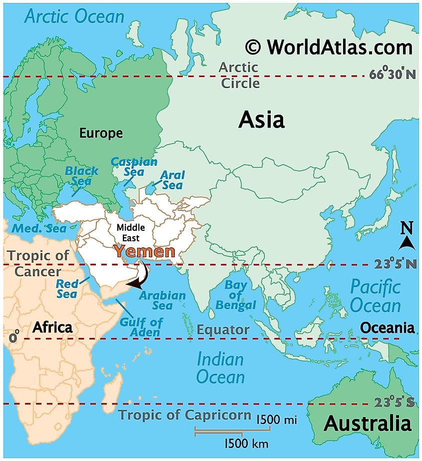Where Is Yemen On The Map Yemen Maps & Facts - World Atlas