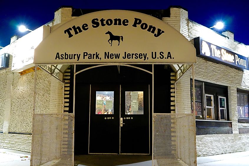 The Stone Pony music venue in Asbury Park, New Jersey.