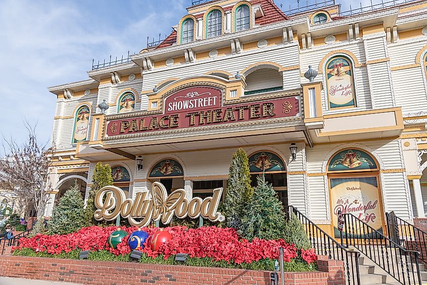 Dollywood Theme Park in Pigeon Forge, Tennessee