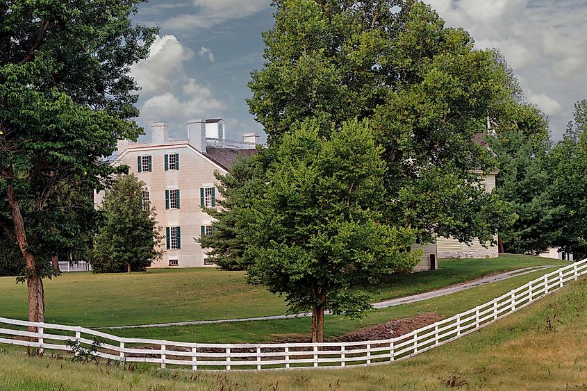 Shaker Village of Pleasant Hill, Harrodsburg, Kentucky.