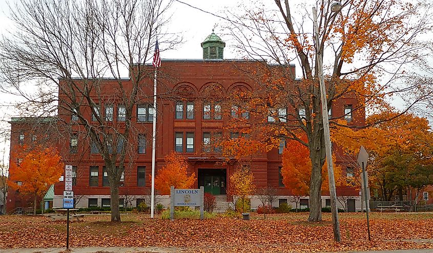 Lincoln Middle School on Stevens Avenue.
