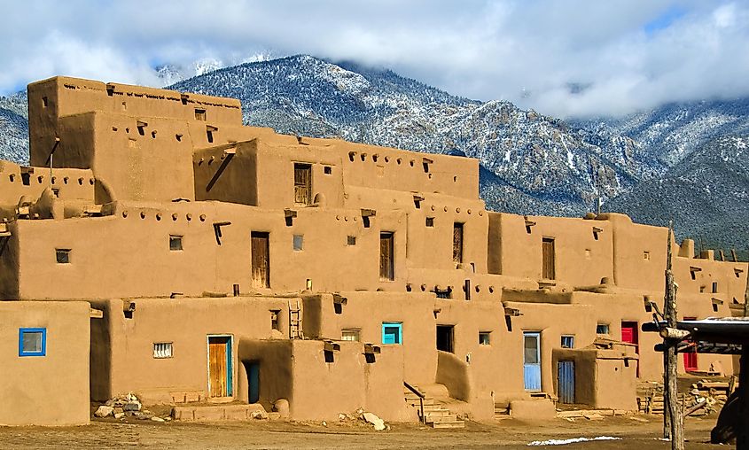 Taos Pueblo in New Mexico.