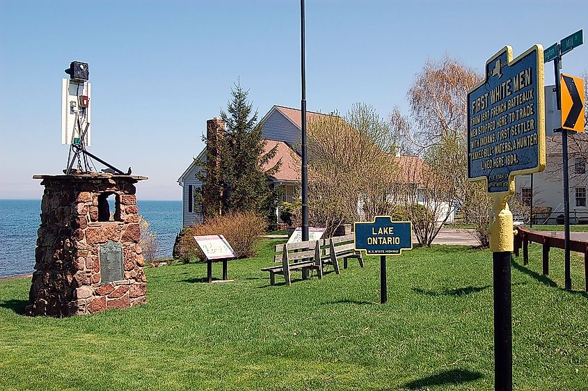 A lakeside view in Pultneyville, New York.