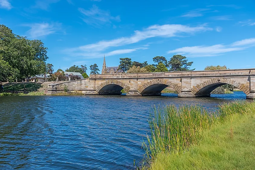 Ross bridge in Tasmania, Australia.