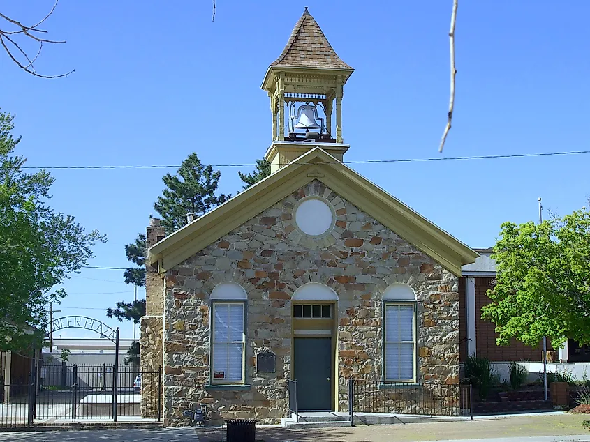 The historic Tooele County Courthouse and Tooele City Hall, Tooele, Utah.
