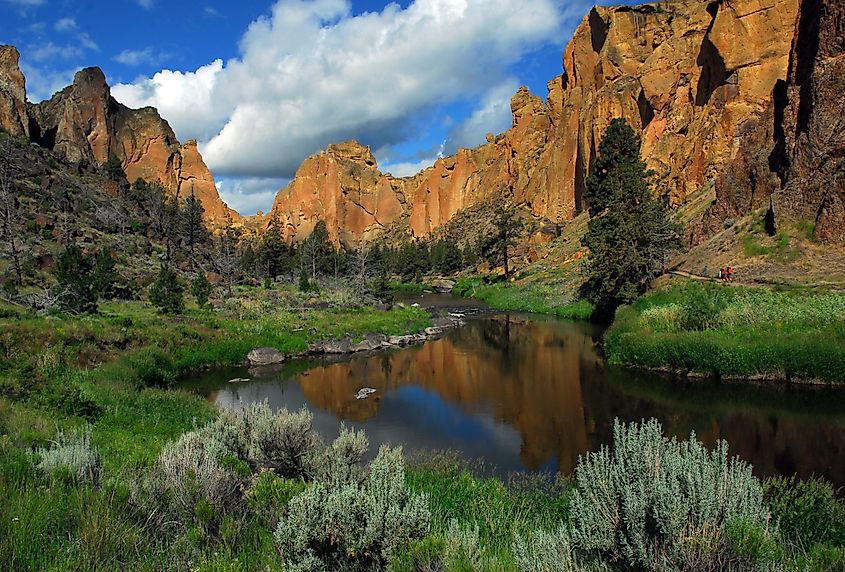 Creek in Smith Rock State Park near Redmond, Oregon.