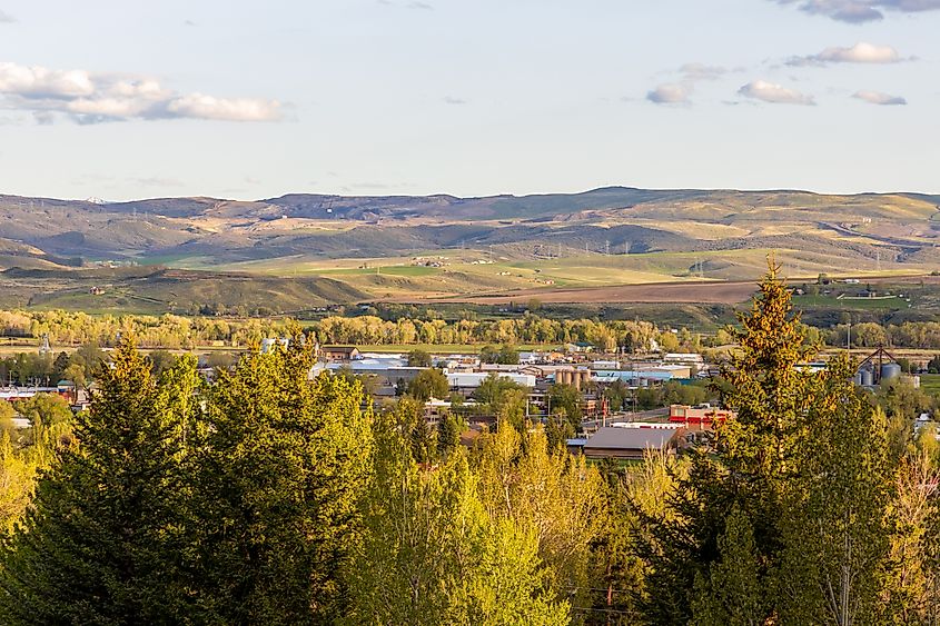 Aerial view of Craig, Colorado