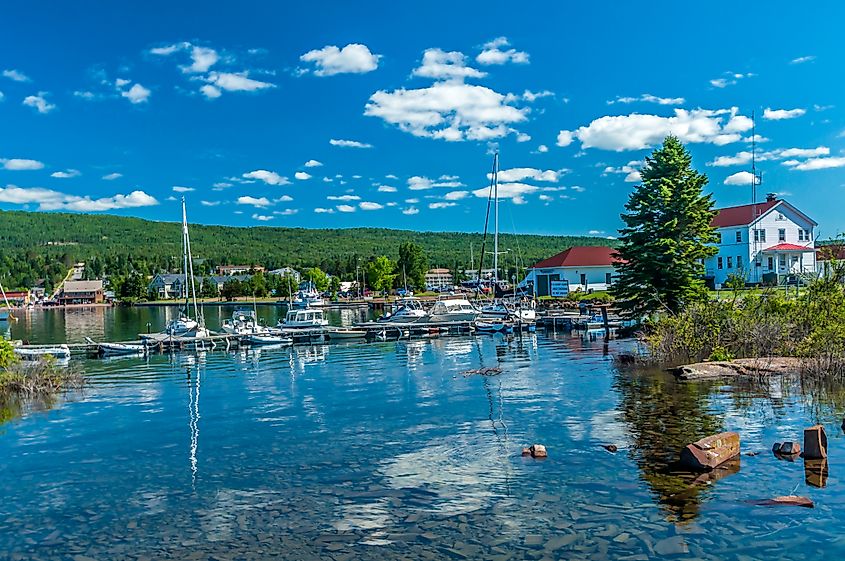 Grand Marais, Minnesota, on Lake Superior.