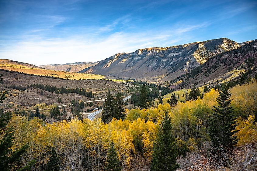 View over Minturn, Colorado.