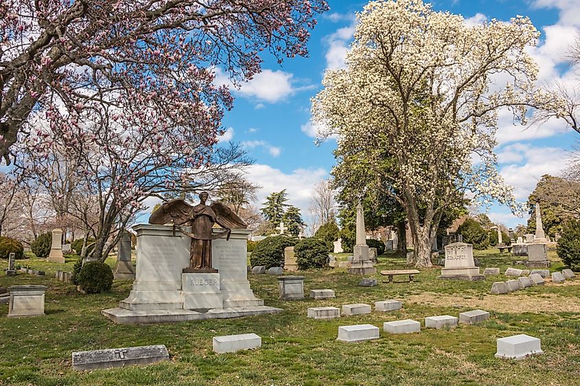 Hollywood Cemetery in Richmond, Virginia