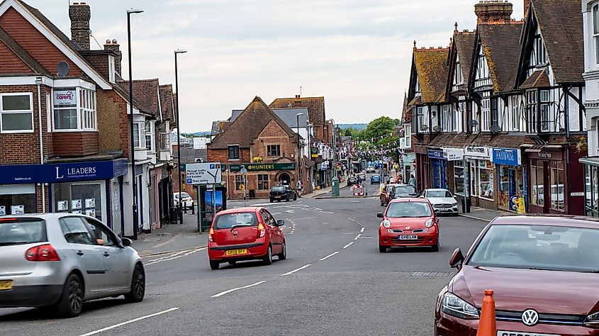 Burgess Hill, United Kingdom. Editorial credit: ilze kalve / Shutterstock.com