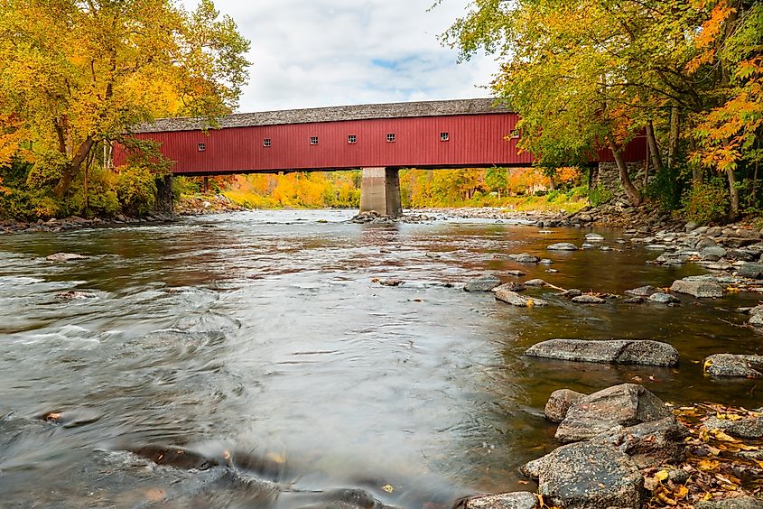 The West Cornwall Covered Bridge (also known as Hart Bridge) is a wooden covered bridge built around 1864.