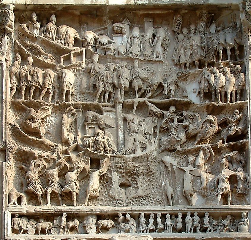 Reliefs Depicting War With Parthia