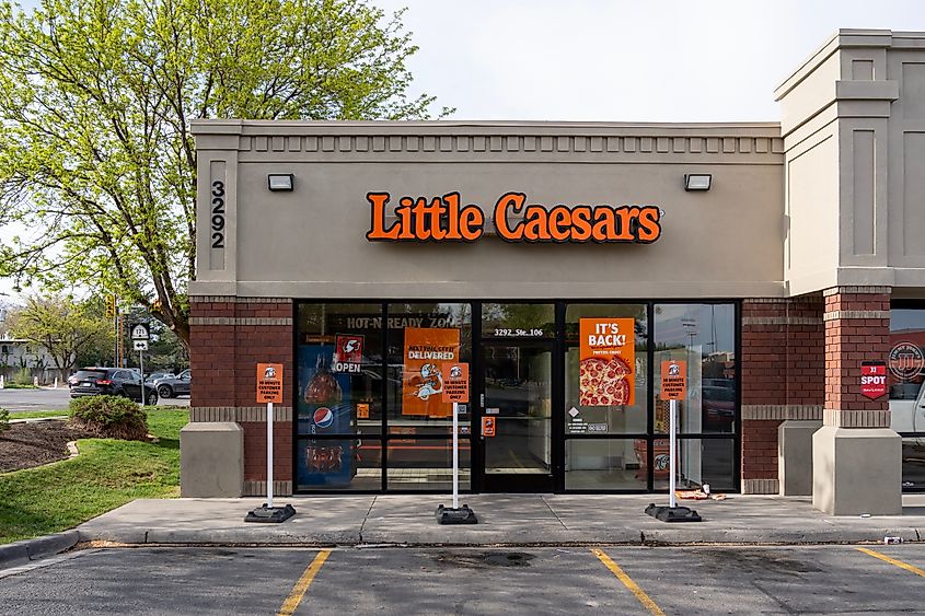A Little Caesars restaurant in Salt Lake City, Utah