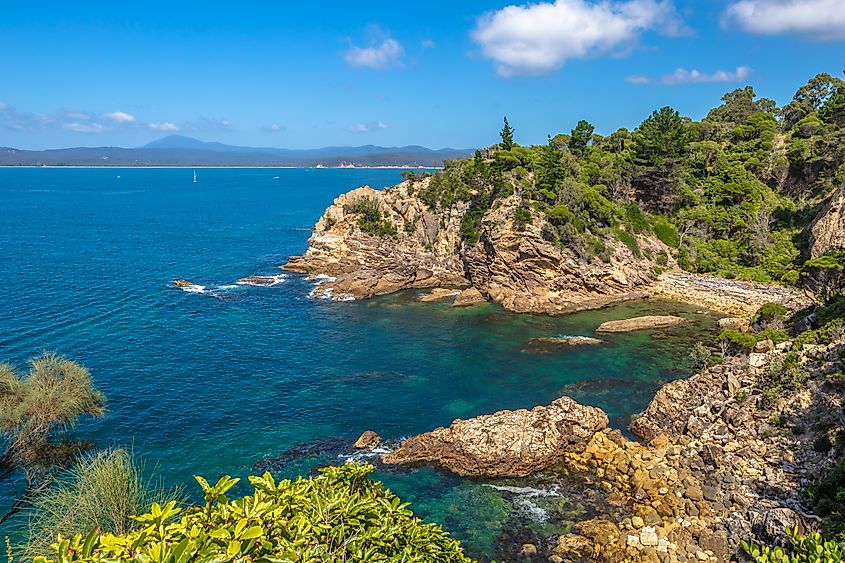 Rotary Park lookout in Eden, New South Wales, Australia