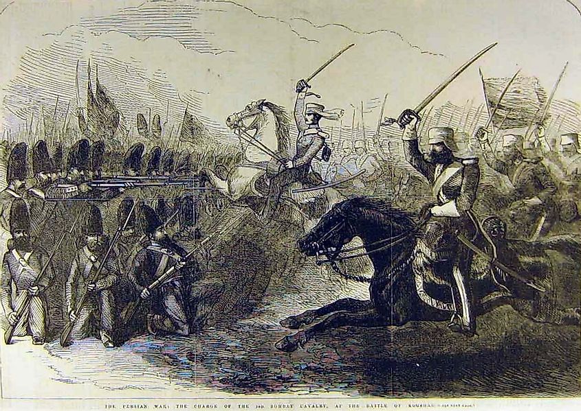 Battle of Khushab (1857) by Illustrated London News