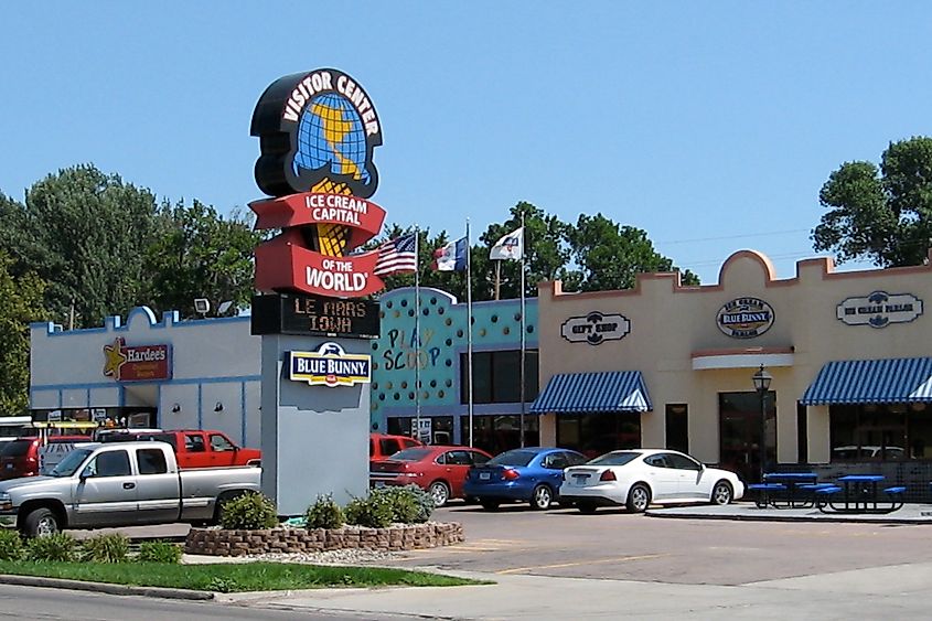 Le Mars, Iowa, the "Ice Cream Capital of the World.