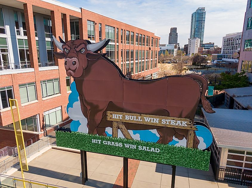 Durham Bulls Athletic Park in Durham, North Carolina.