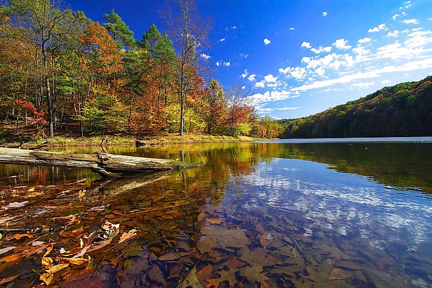 The Brown County State Park in Nashville, Indiana