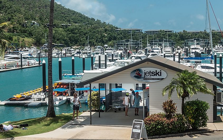 marina in Hamilton Island Australia