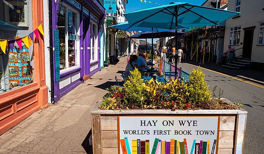 Castle Street in Hay-on-Wye.
