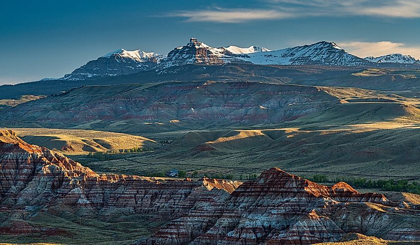 Ramshorn Mountain and Badlands near Dubois, Wyoming