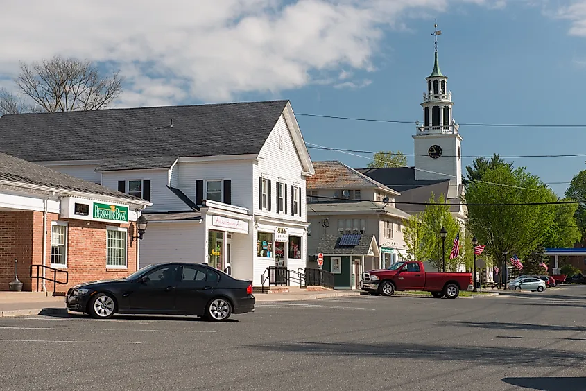 The Town of Sheffield in Berkshire County, Massachusetts. Editorial credit: Richard Cavalleri / Shutterstock.com