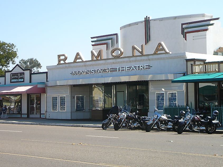 The theater in Ramona California
