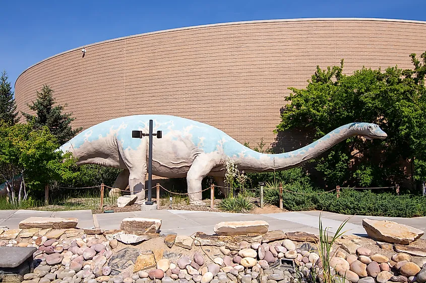 Utah Field House of Natural History State Park Museum in Vernal, Utah.