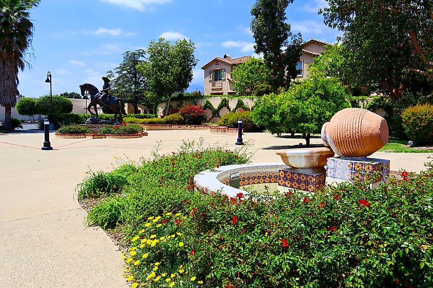 The Andres Avelino Duarte Plaza in Duarte, California
