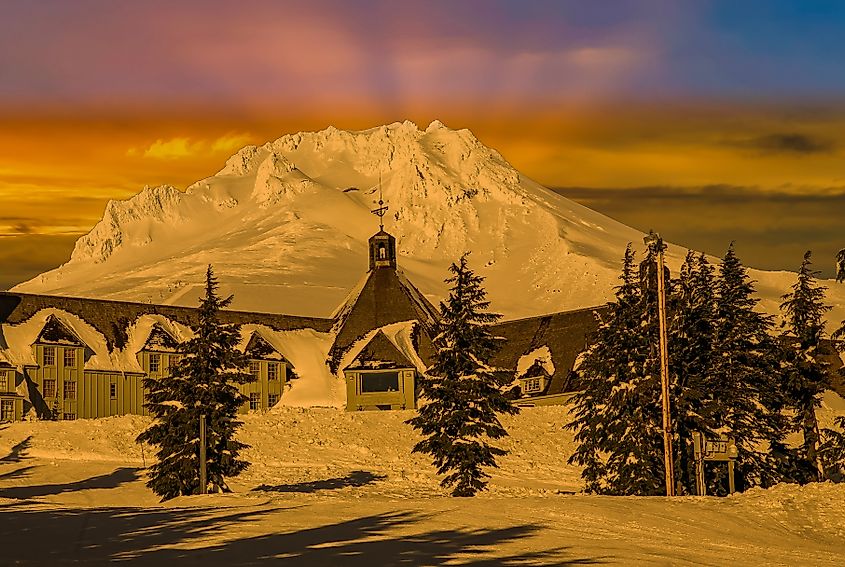 Timberline Lodge on Mount Hood.