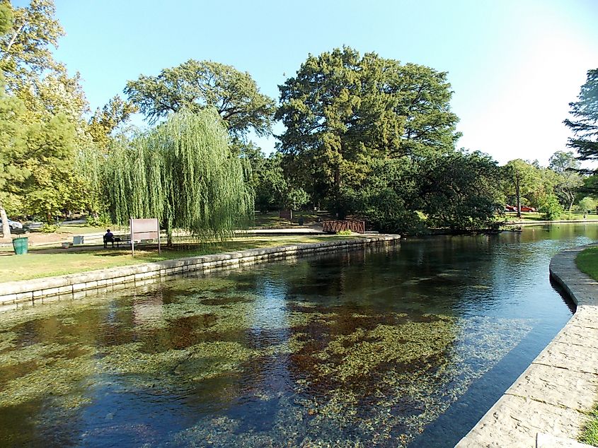 Landa Park in New Braunfels Texas